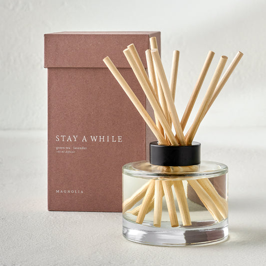 stay a while diffuser with box