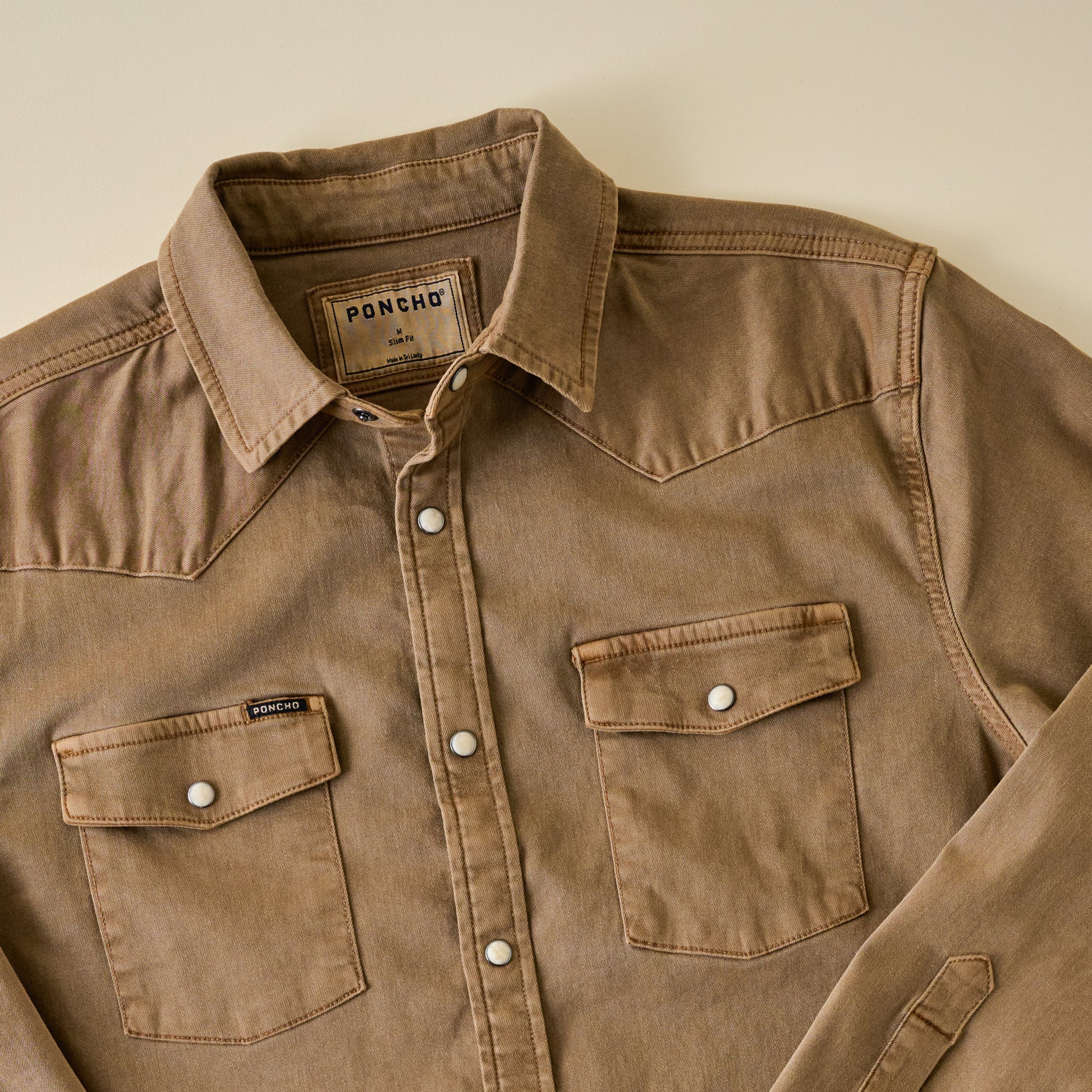 The Cotulla Button Down Shirt up close
