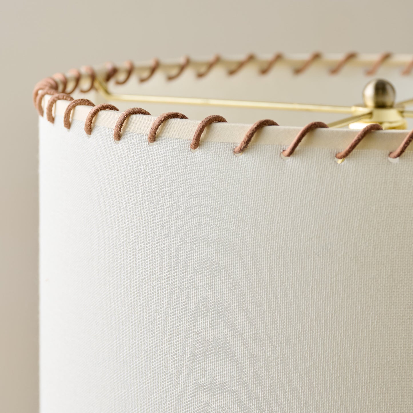 Whipstitch Drum Shade