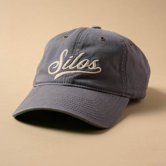 Silos Distressed Charcoal Baseball Hat