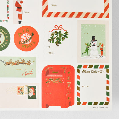 Air Mail Sticker Sheet up close