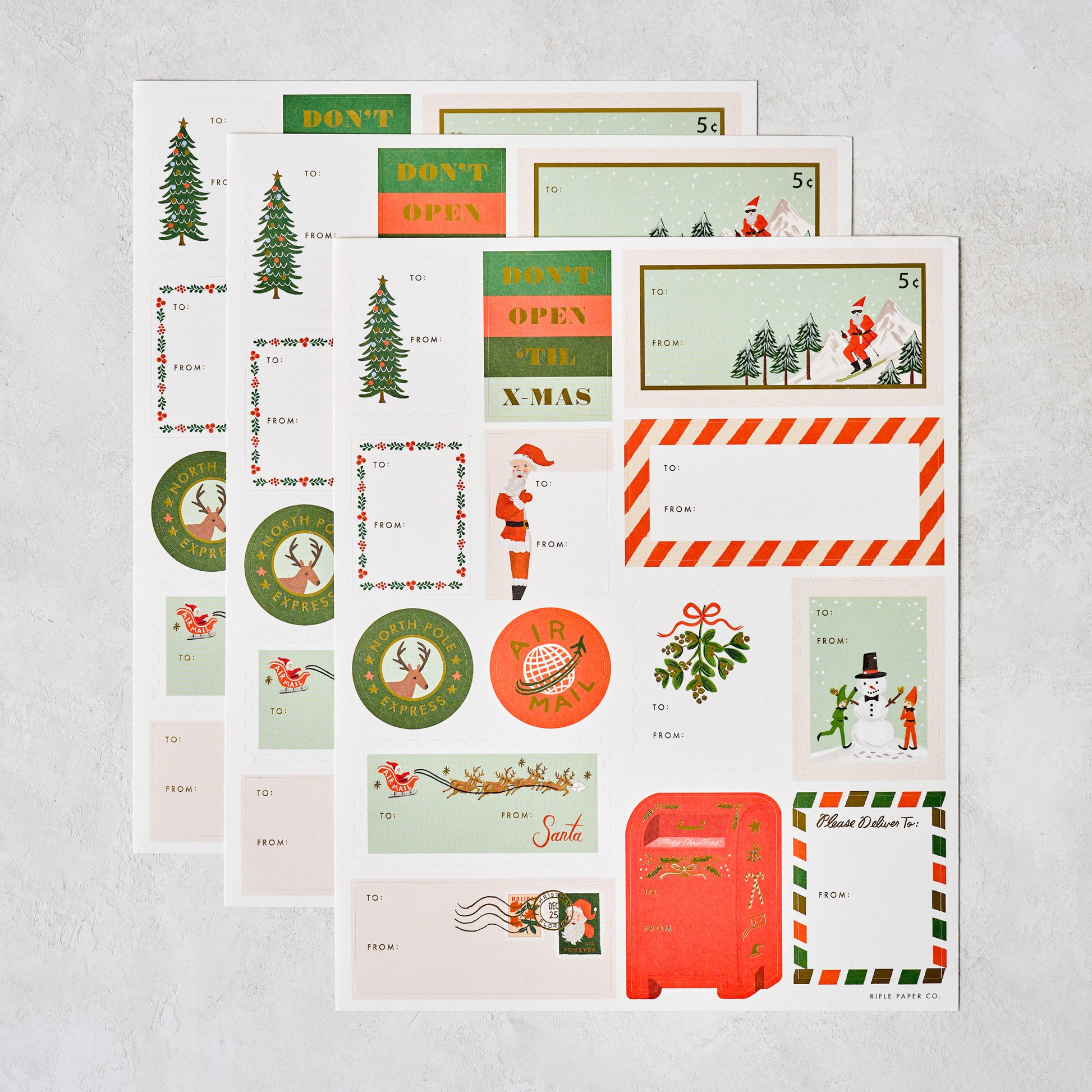 Air Mail Sticker Sheet