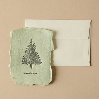 Merry Christmas Tree Card Set