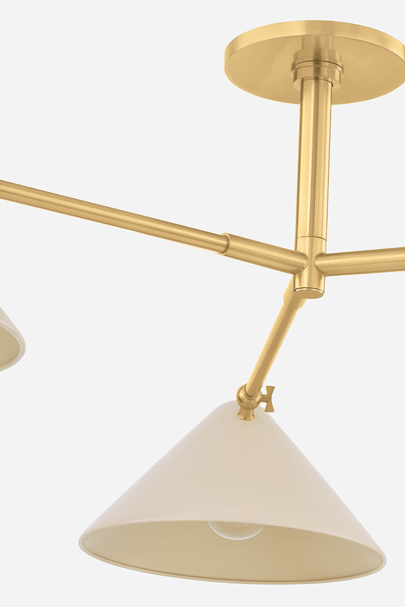 Oswald Semi Flush close up