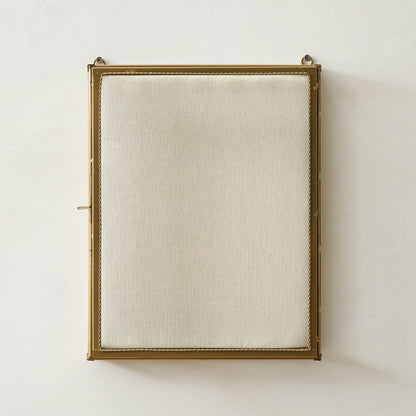 Small Your Story Brass Display Cabinet