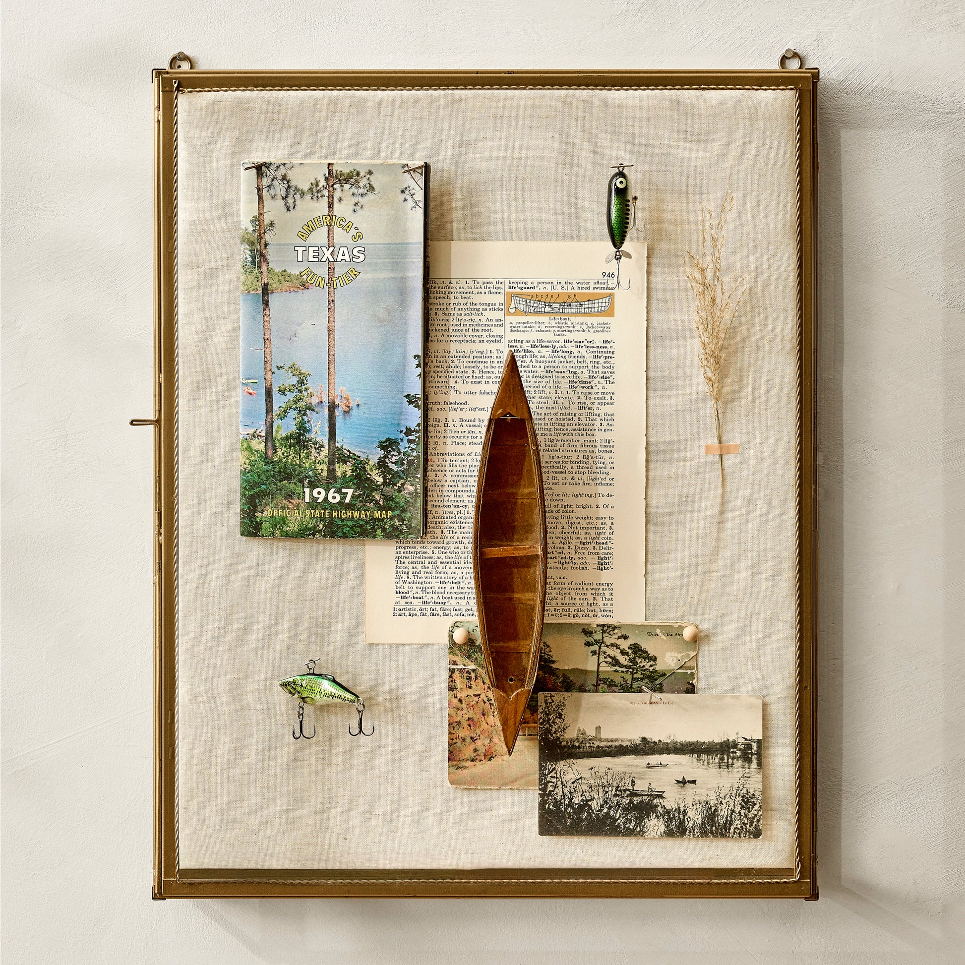 Your Story Brass Display Cabinet shown styled