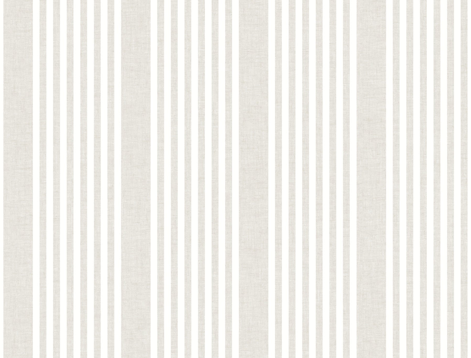 French Linen Stripe Wallpaper in soft linen