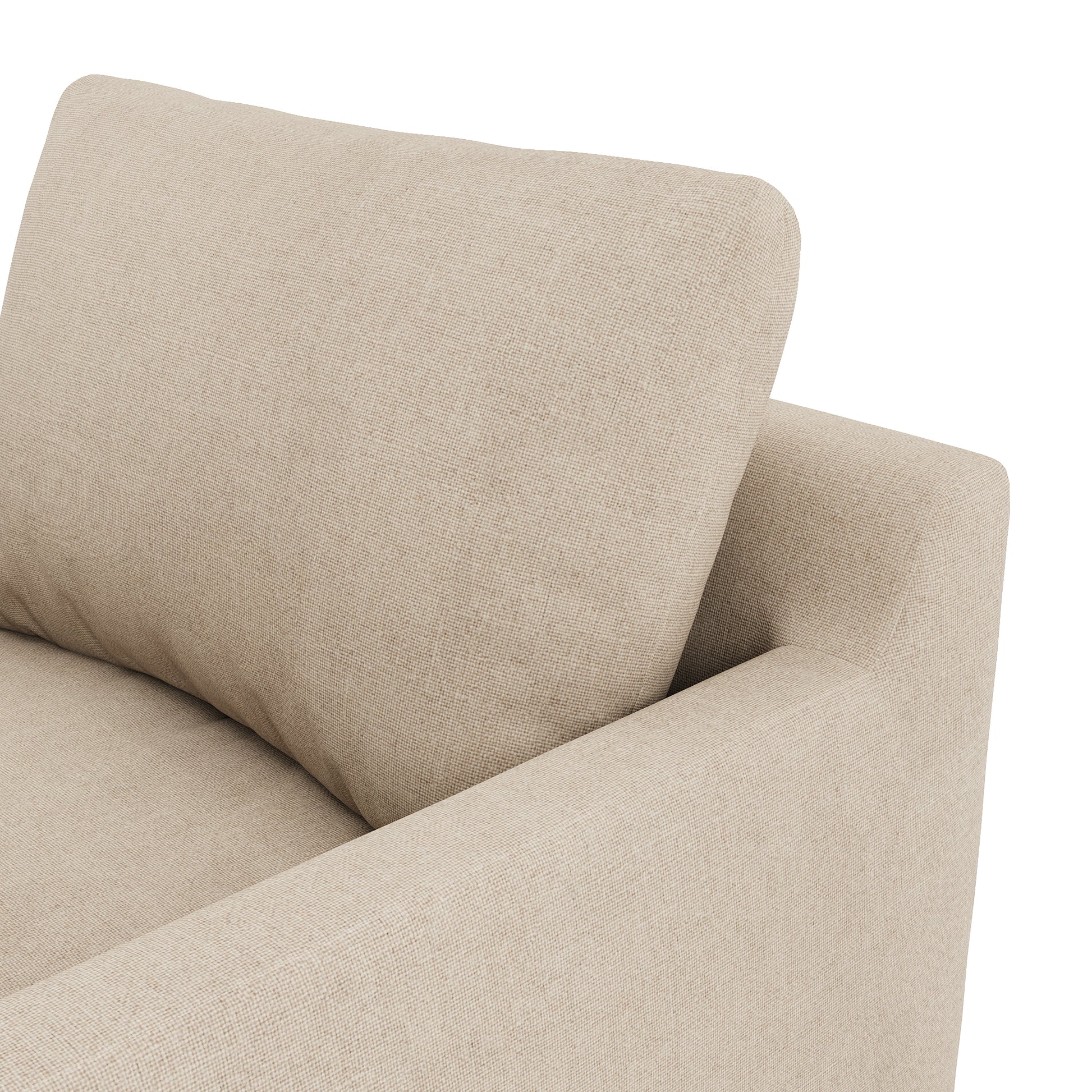Serene Chair - natural linen close up