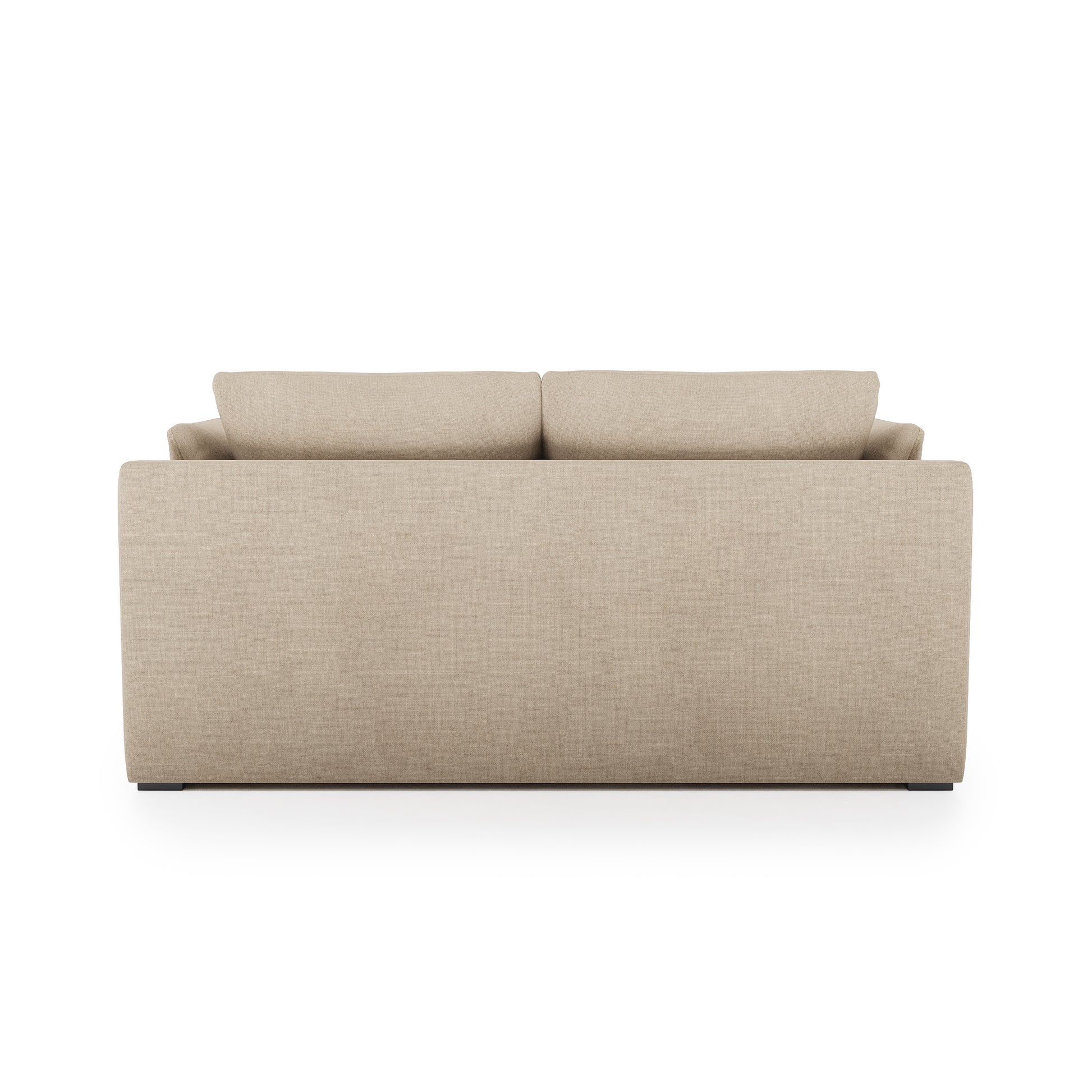 Serene Sofa natural linen back view
