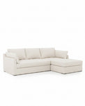 Serene 2 Piece Sectional - ivory linen