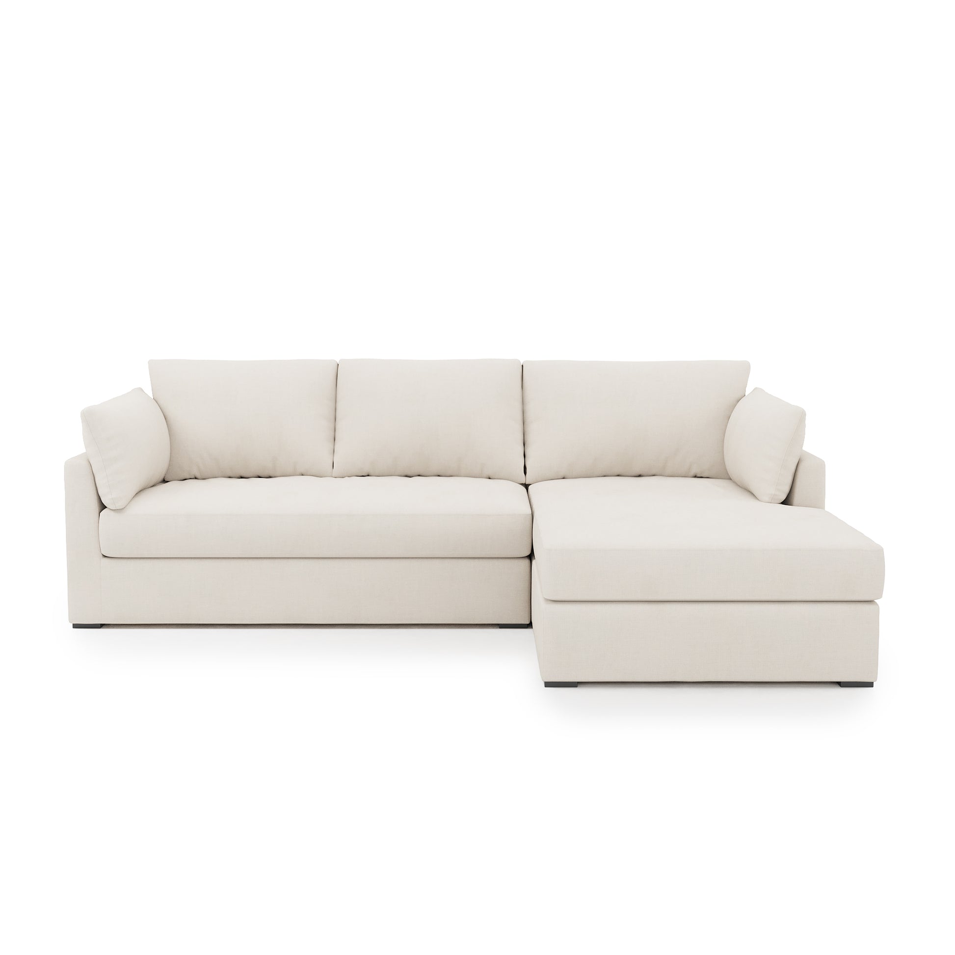 Serene 2 Piece Sectional - ivory linen