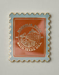 Magnolia Stamp Enamel Magnet