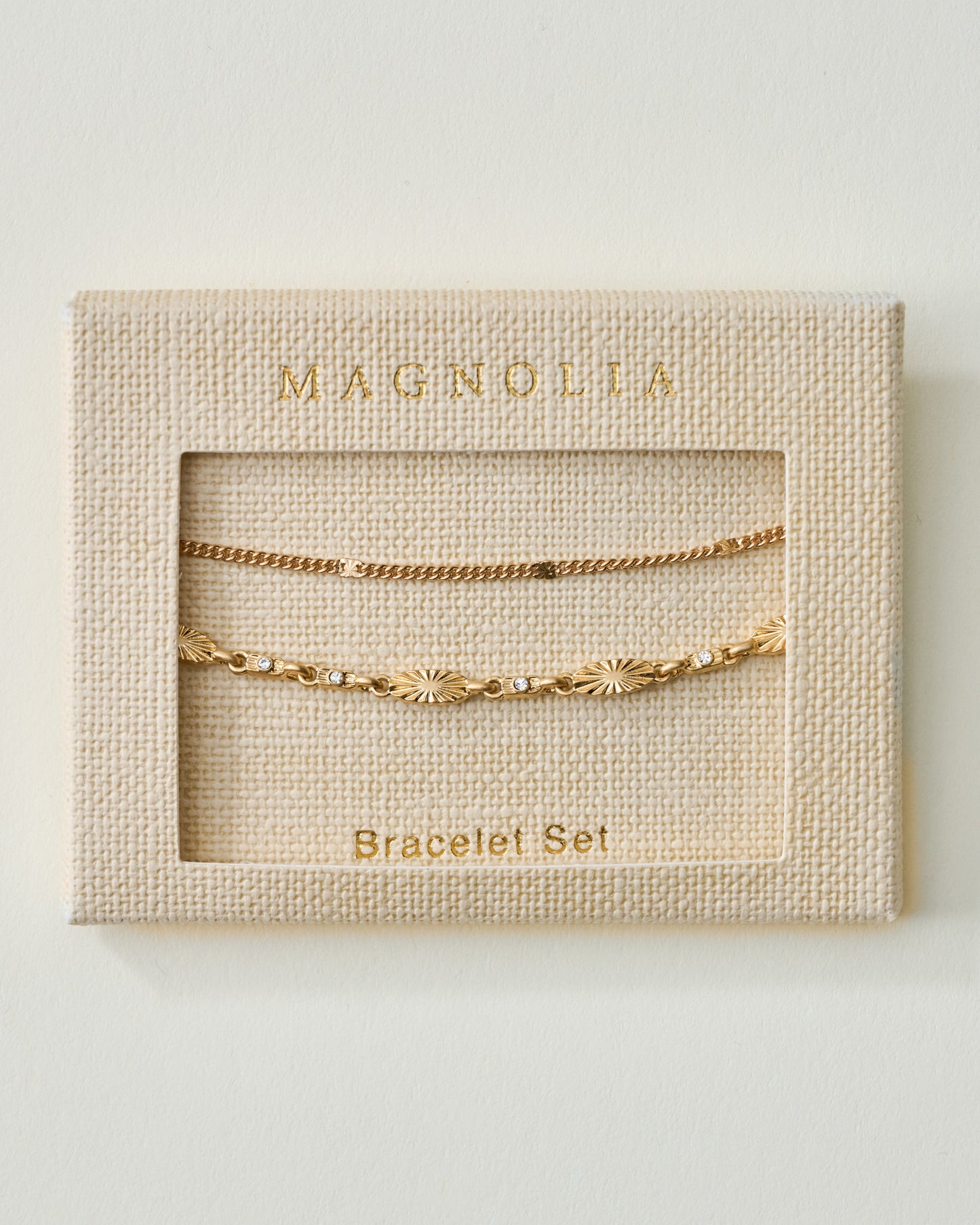 Magnolia Starburst Bracelet Set