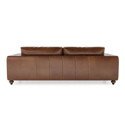 Andrews Leather Sofa backview