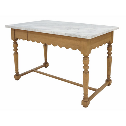 Sadie Scalloped Kitchen Island