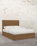 Simone Linen Slipcover Bed