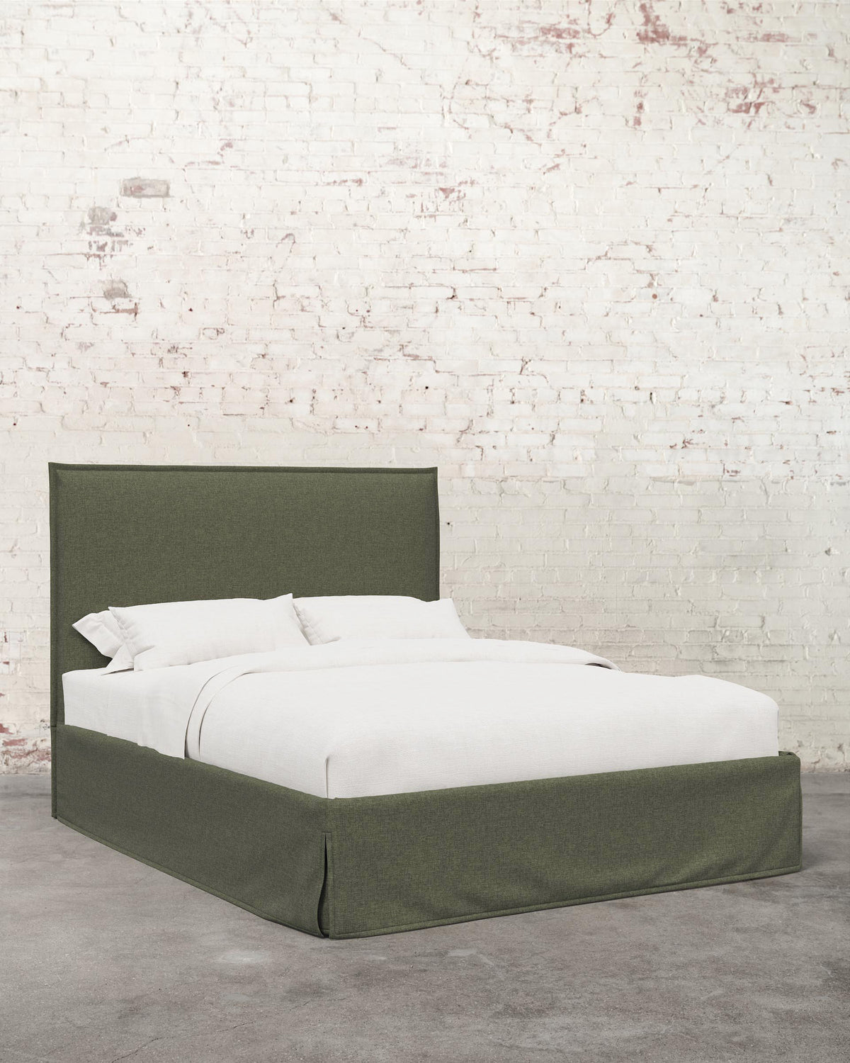 Simone Linen Slipcover Bed