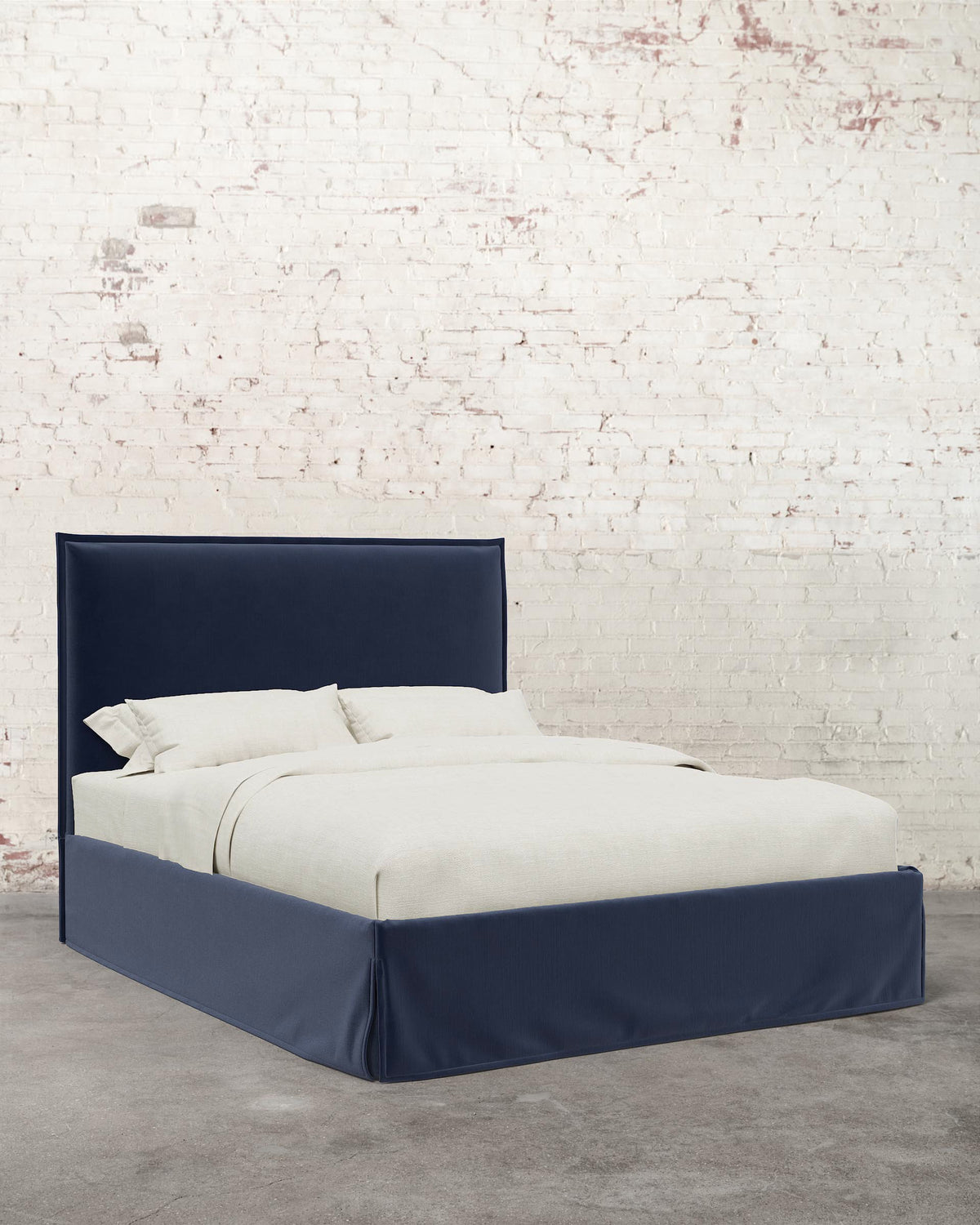 Simone Velvet Slipcover Bed