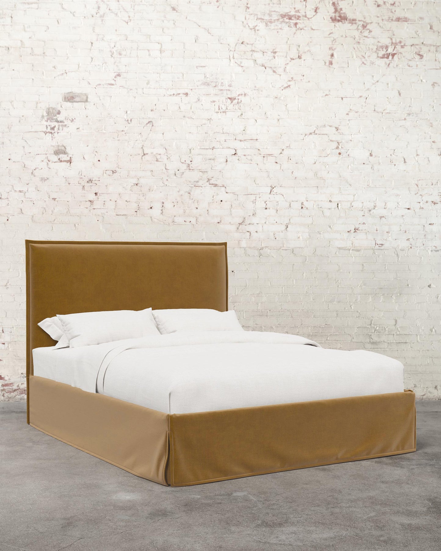 Simone Velvet Slipcover Bed