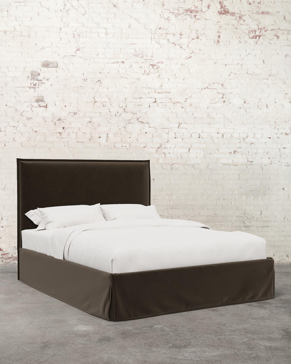 Simone Velvet Slipcover Bed