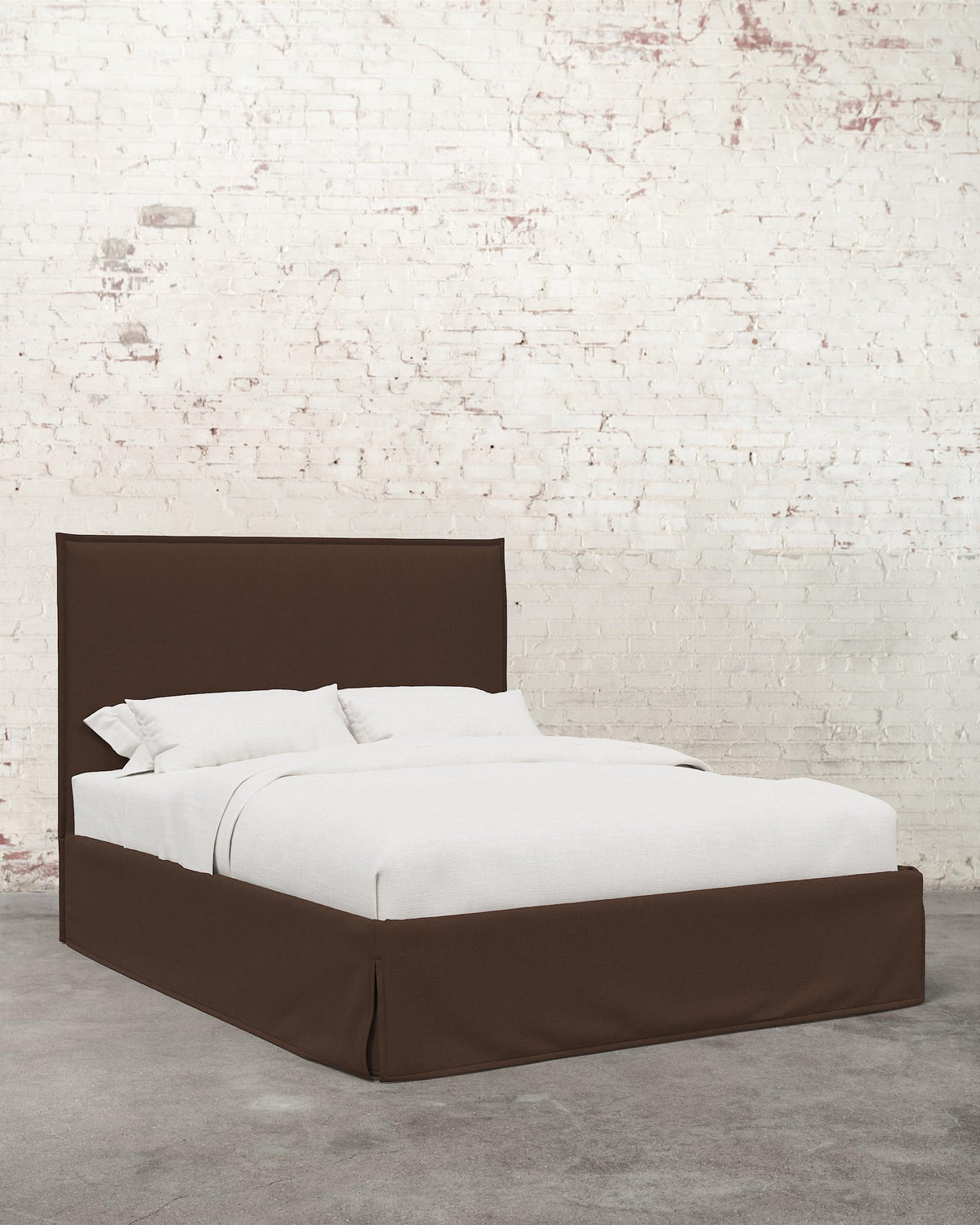 Simone Linen Slipcover Bed
