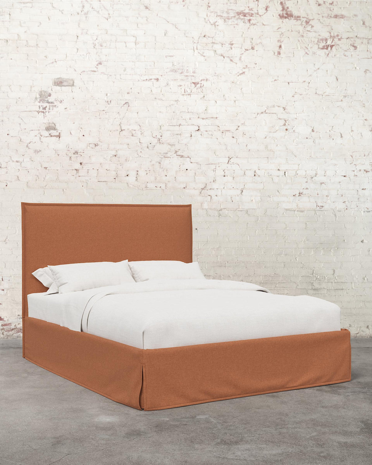 Simone Linen Slipcover Bed
