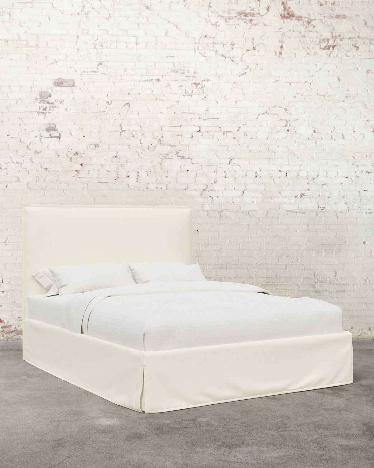 Simone Linen Slipcover Bed