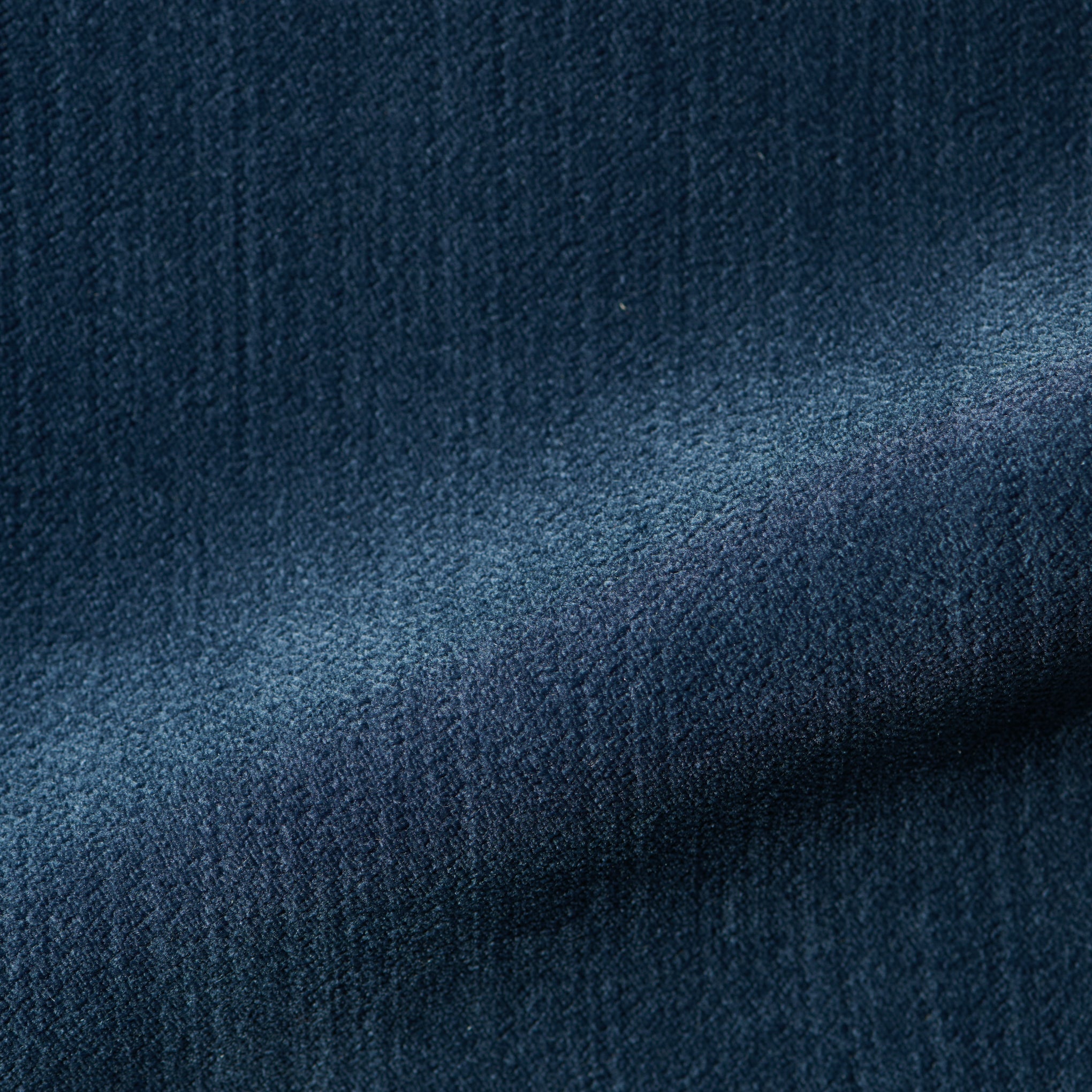navy blue velvet fabric swatch