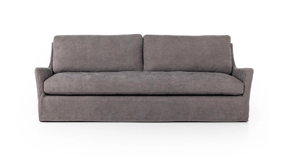 gray slipcover sofa