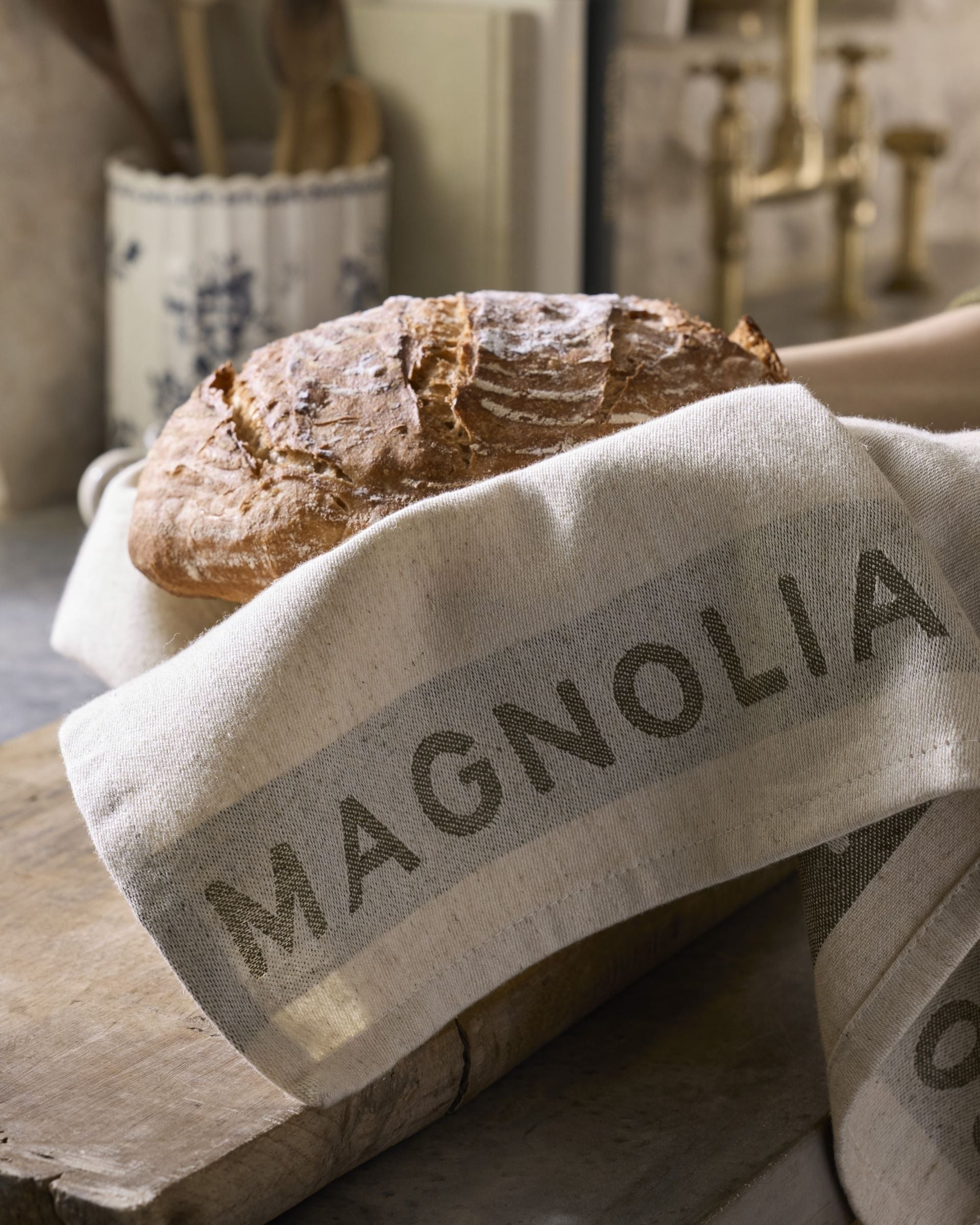 Magnolia Est. Jacquard Tea Towel Apron - Thumbnail 3