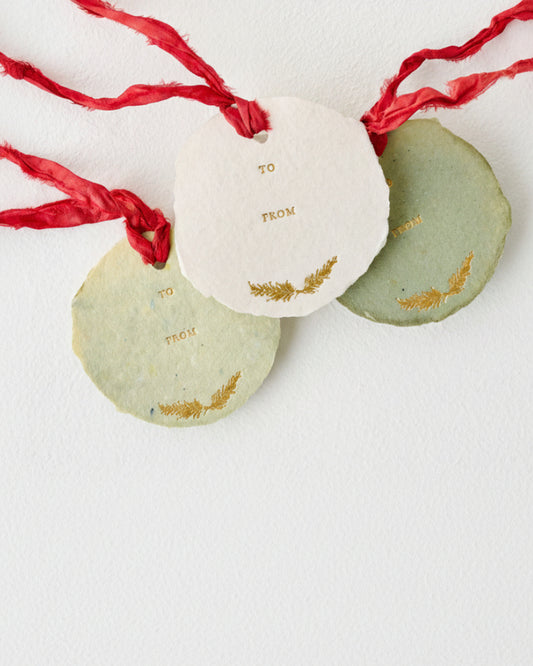 Golden Branches Gift Tags