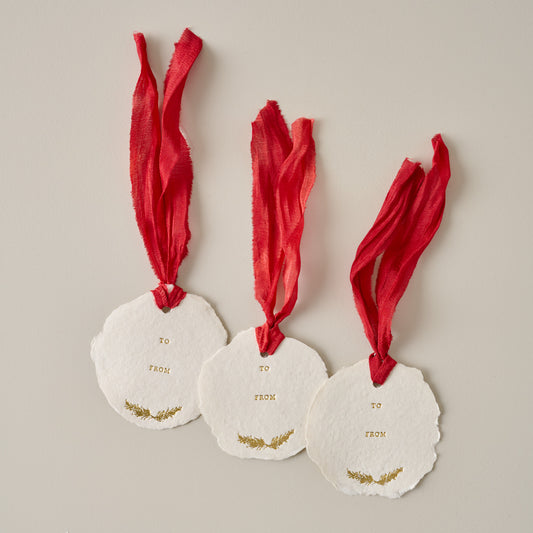Laurel Leaf Gift Tag Set of 3