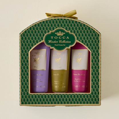 Tocca Wonders Collection Crema Veloce shown in box