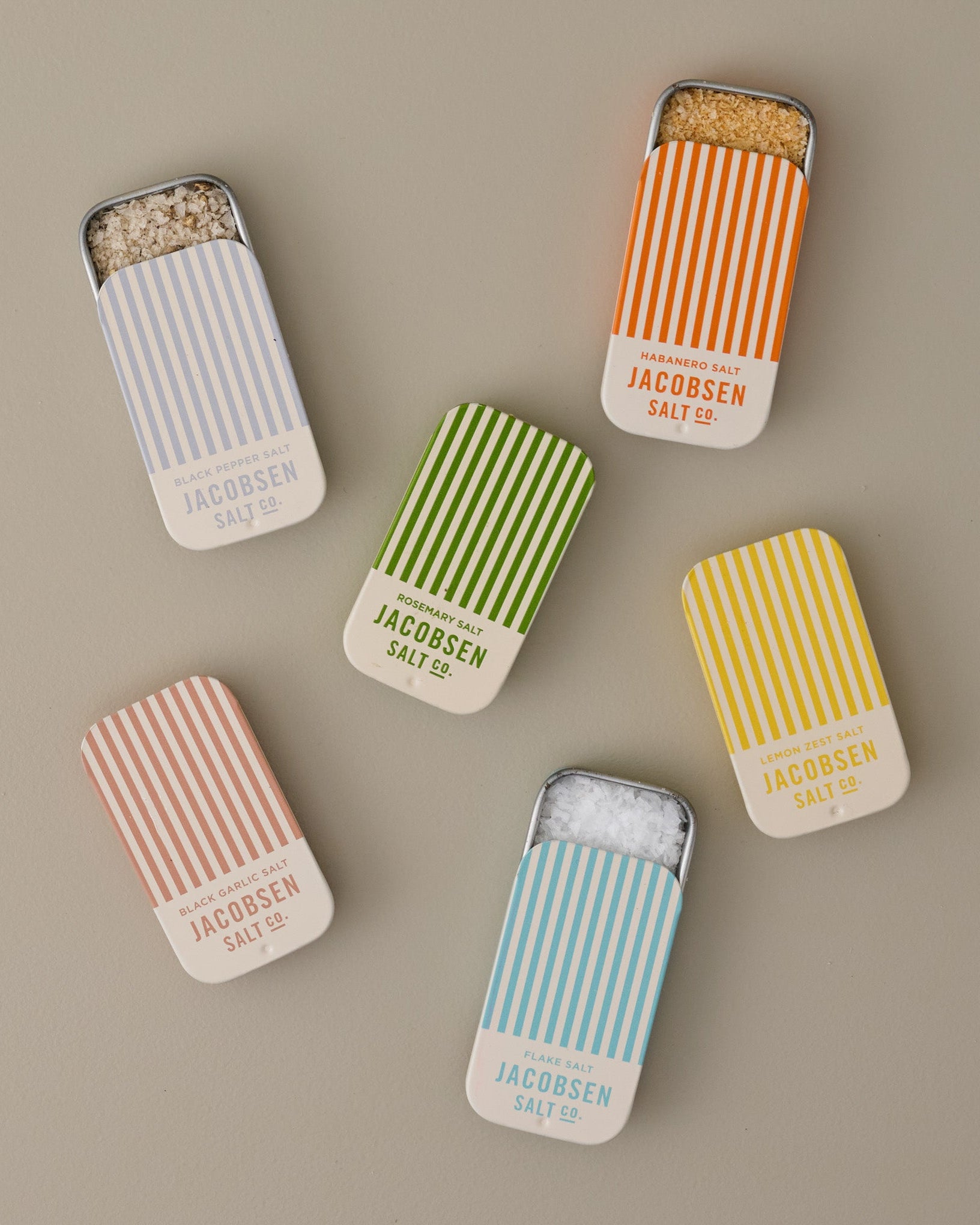 Jacobsen Salt Co. Infused Salt Tin Collection