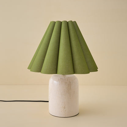 Farrah Table Lamp - Textured Cream