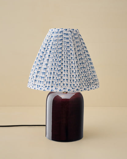 Farrah Table Lamp - Deep Burgundy