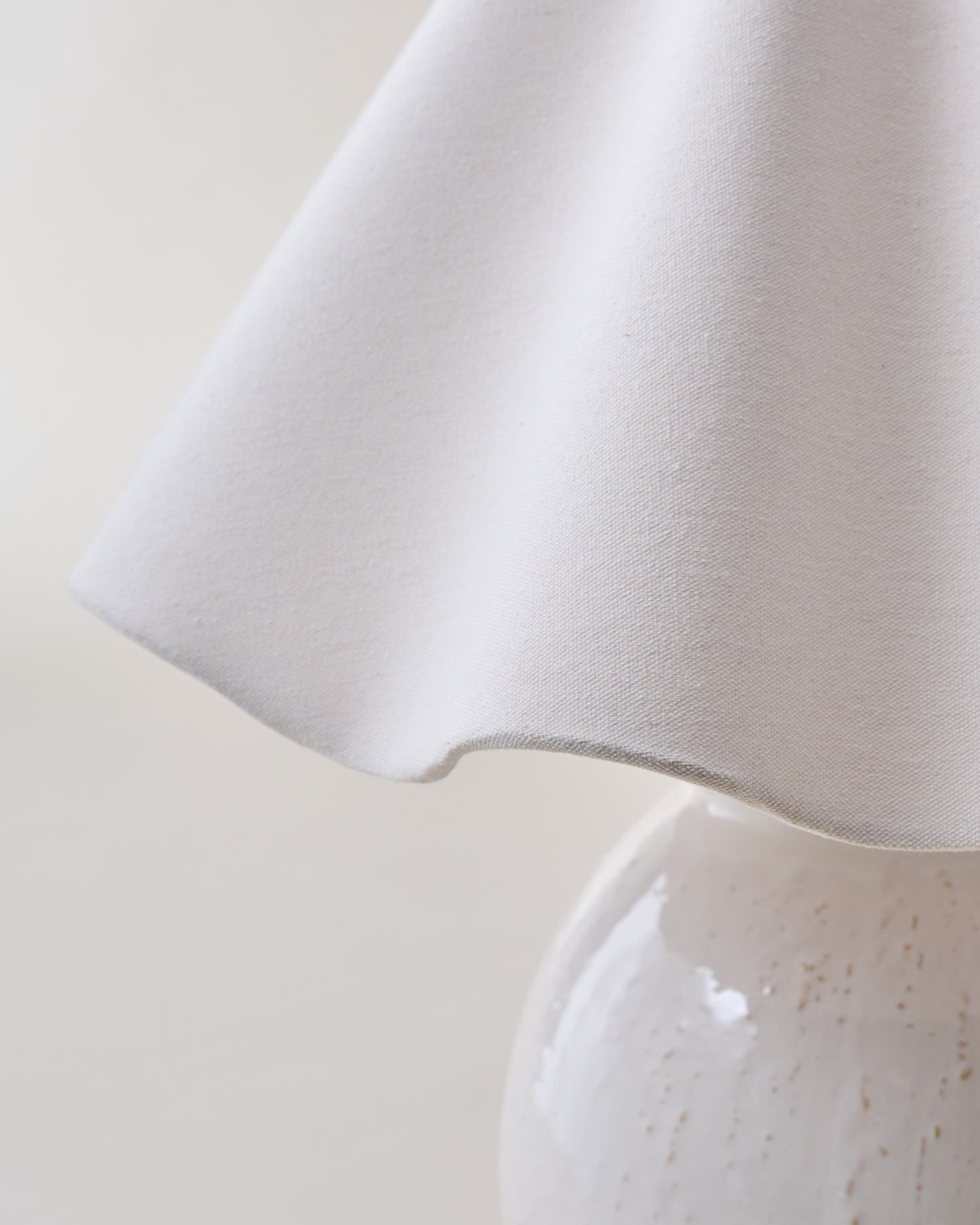 Cream Celine Table Lamp up close
