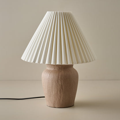 Teddie Table Lamp in Empire Scallop Shade