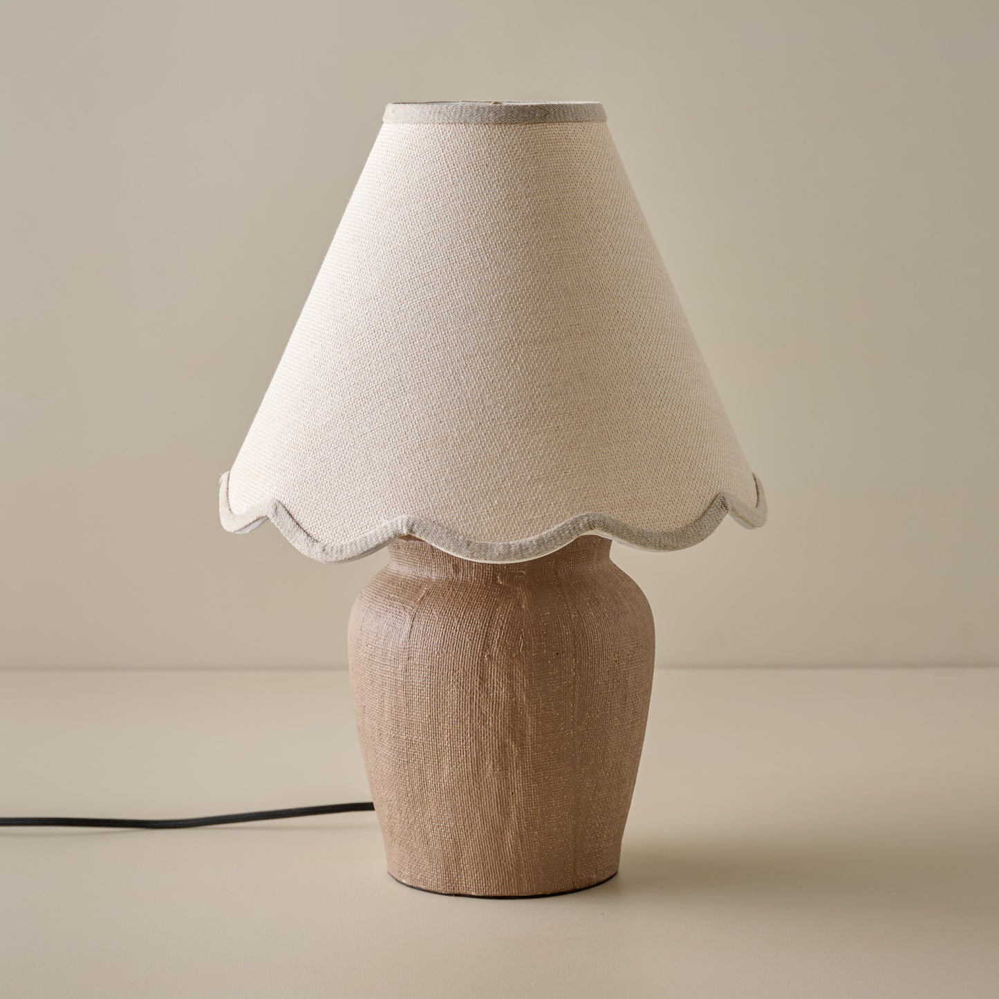 Teddie Table Lamp in Linen Shade