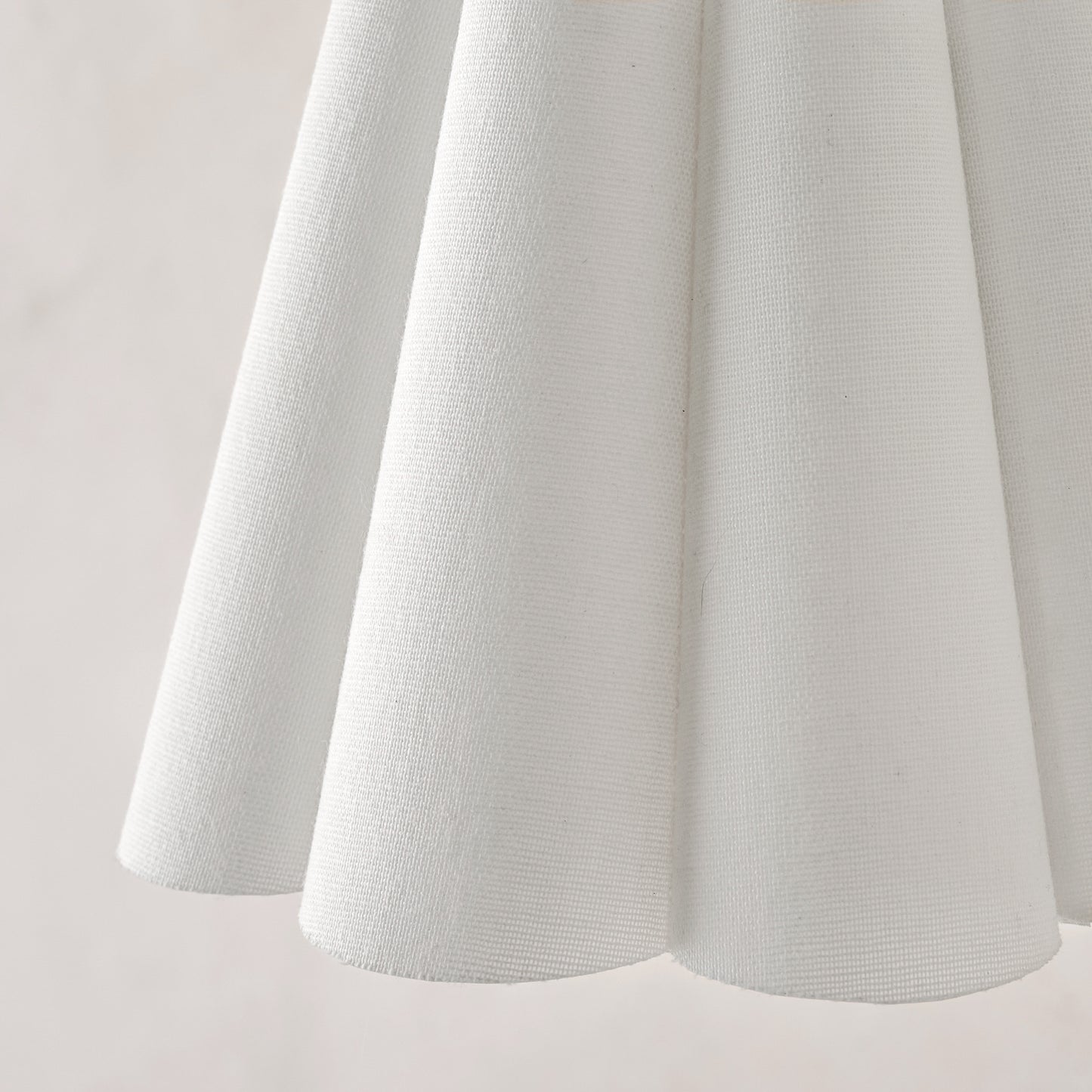 Fluted Scallop Hardwired Wall Sconce close up of scallop detail