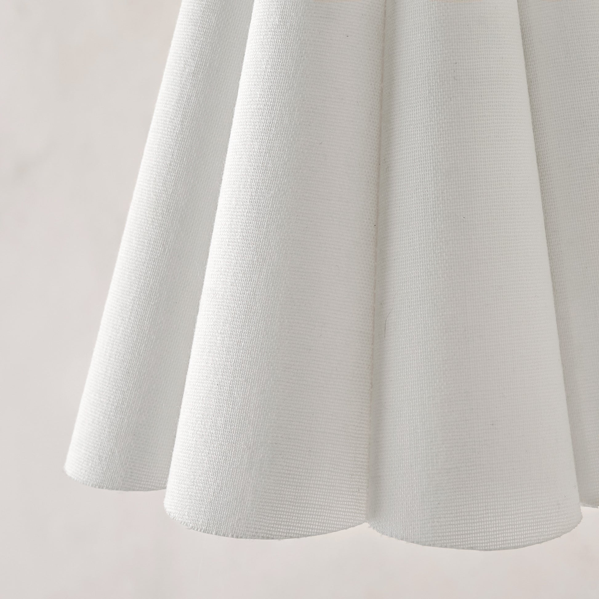 Fluted Scallop Hardwired Wall Sconce close up of scallop detail