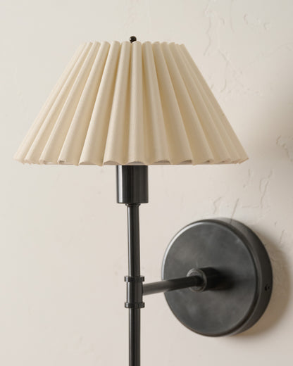 Elias Wired Sconce close up