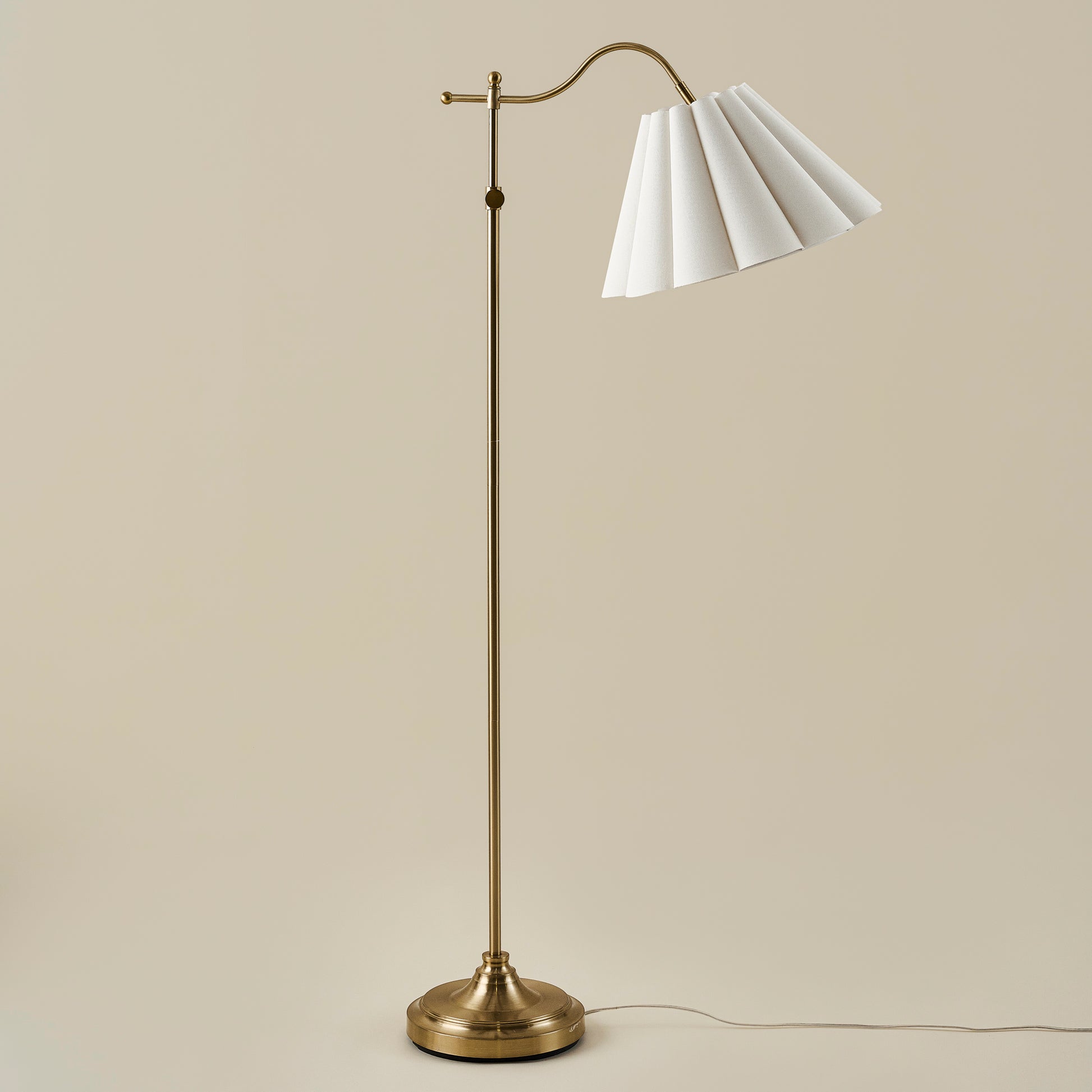 Odette Floor Lamp with Scallop Shade