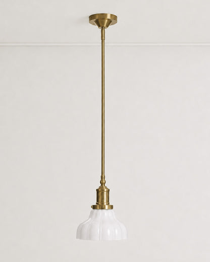 Polly Milk Glass Pendant