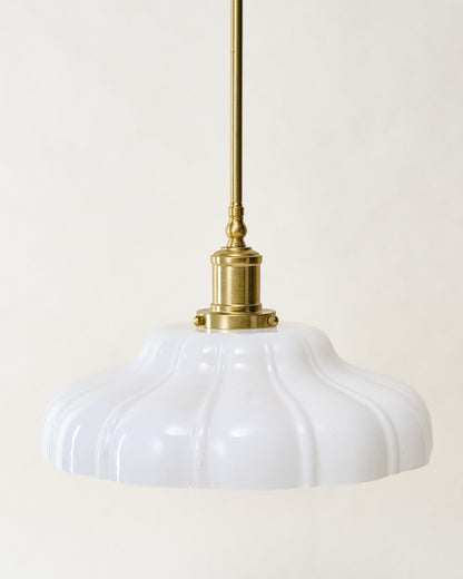 Polly Milk Glass Pendant
