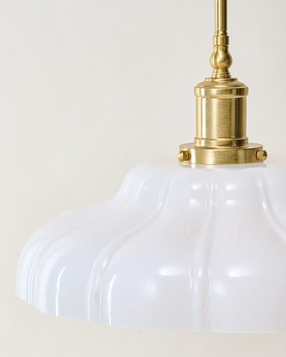 Polly Milk Glass Pendant