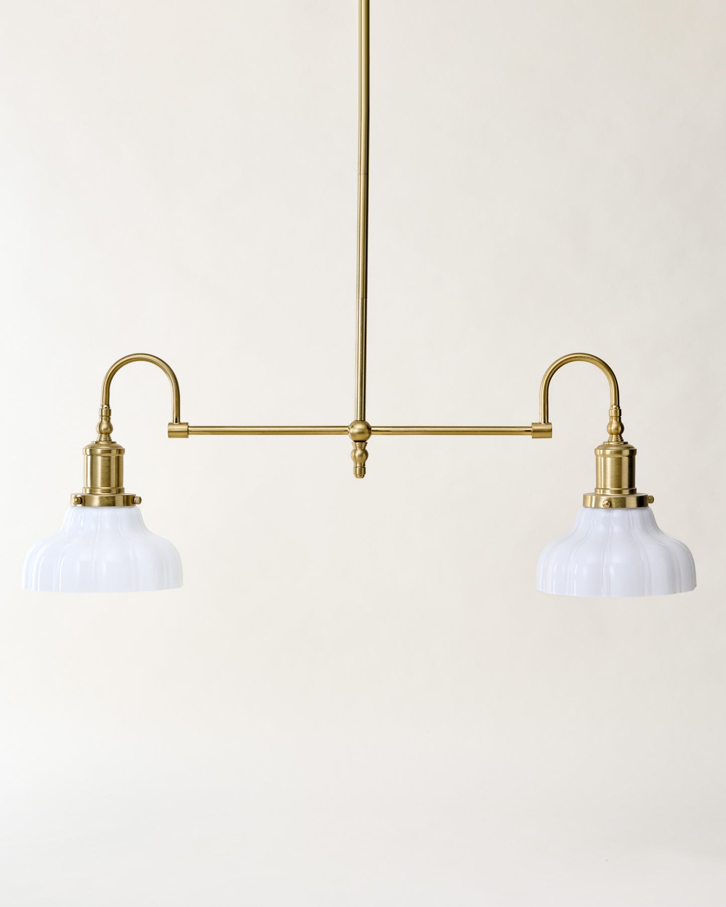Polly Milk Glass Chandelier