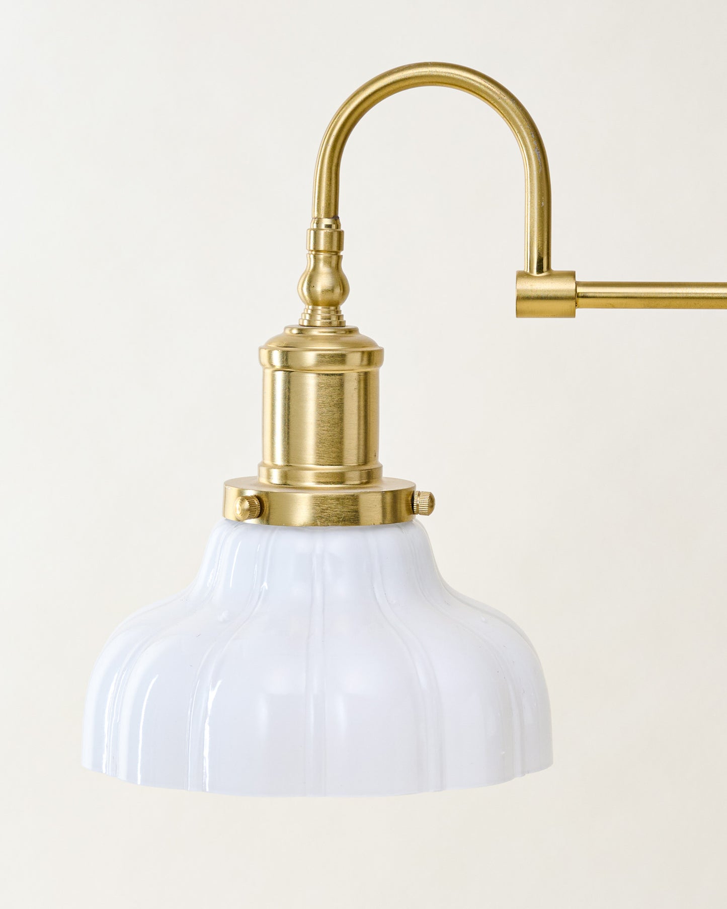 Polly Milk Glass Chandelier
