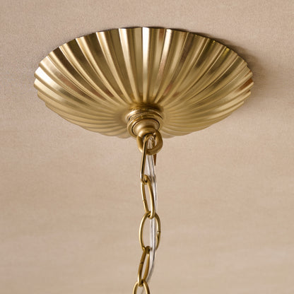 Lucinda Pendant close up of pleating detail