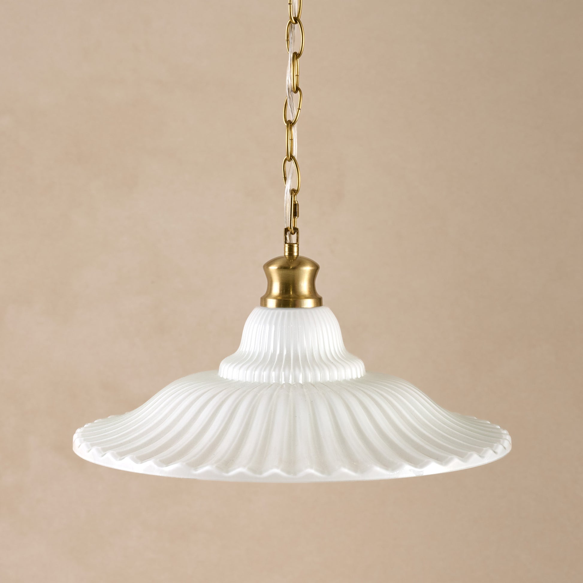 Marjorie Milk Glass Pendant (Large)